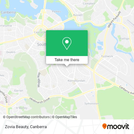Zovia Beauty map