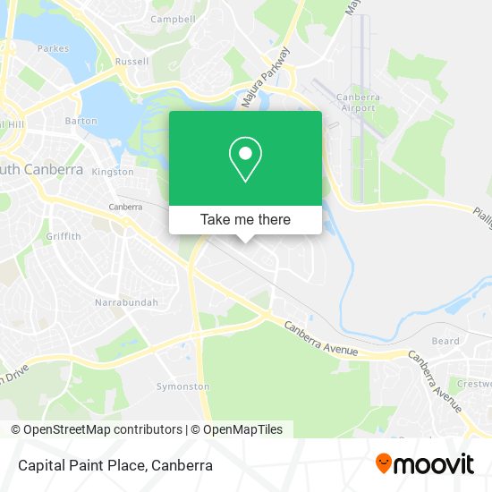 Capital Paint Place map