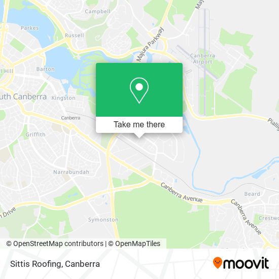 Sittis Roofing map