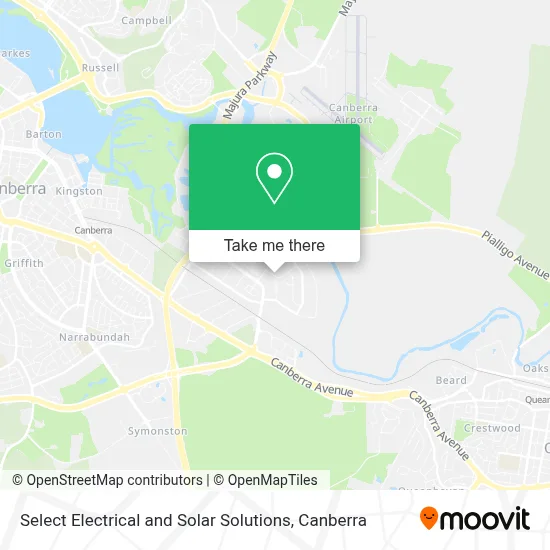 Mapa Select Electrical and Solar Solutions