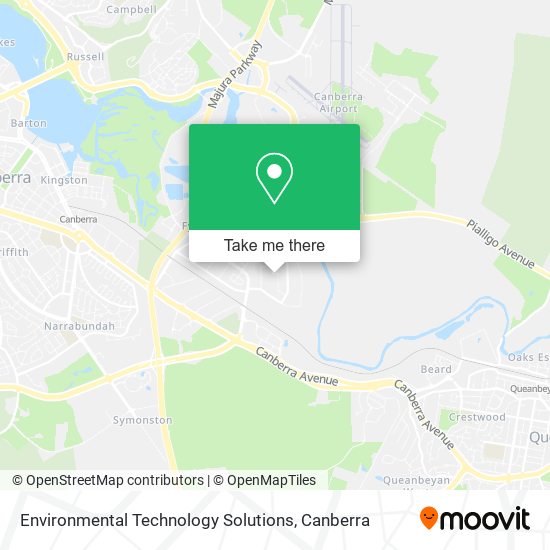 Environmental Technology Solutions map