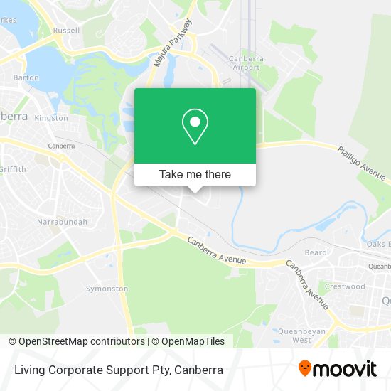 Living Corporate Support Pty map