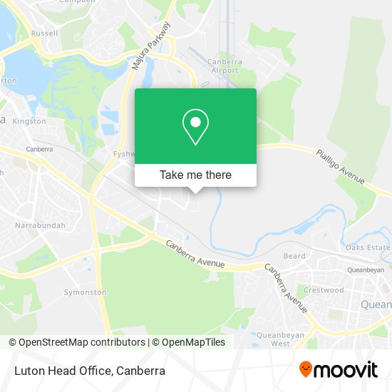 Luton Head Office map