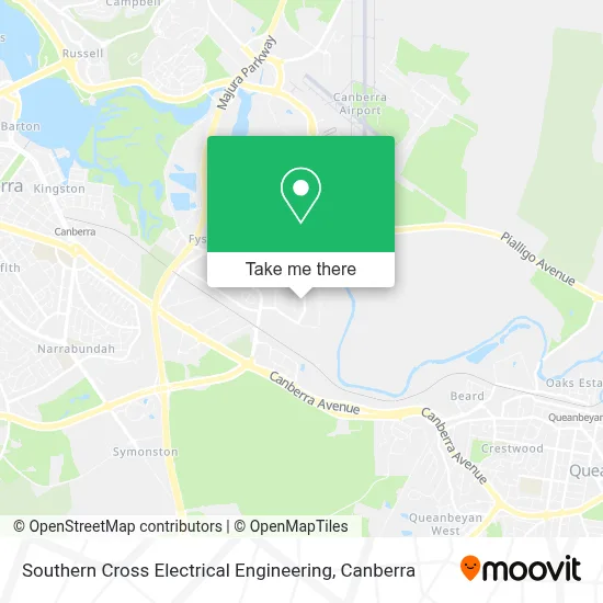 Mapa Southern Cross Electrical Engineering