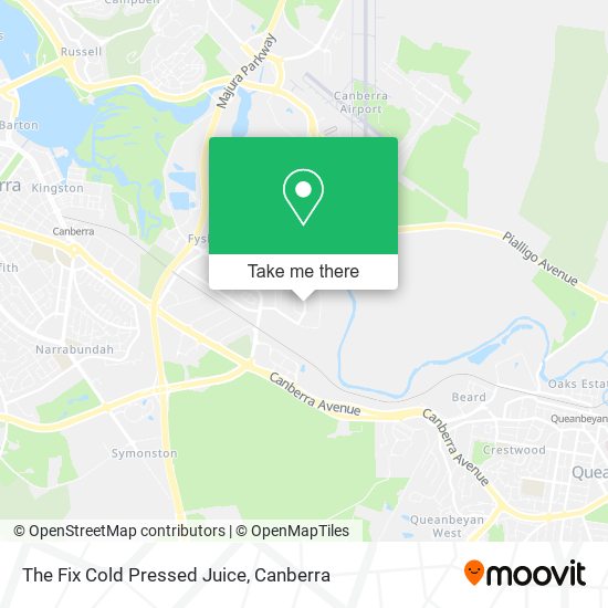 The Fix Cold Pressed Juice map