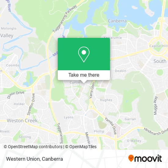 Western Union map