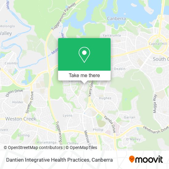 Dantien Integrative Health Practices map