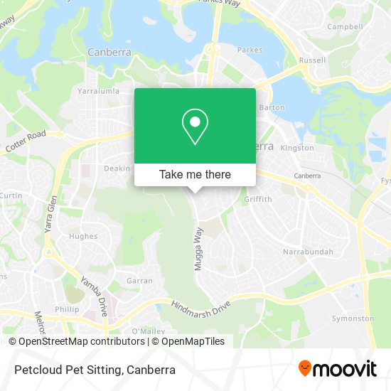 Petcloud Pet Sitting map