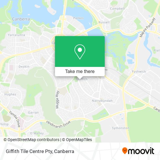 Giffith Tile Centre Pty map