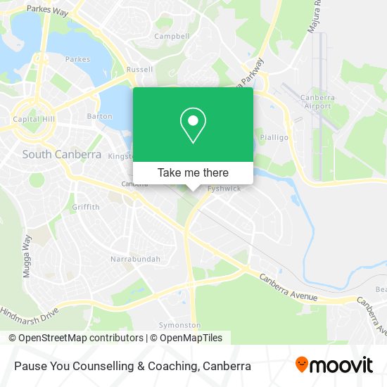 Pause You Counselling & Coaching map