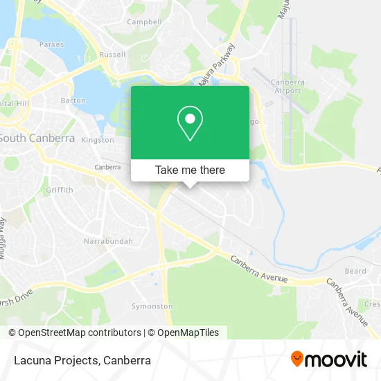 Lacuna Projects map