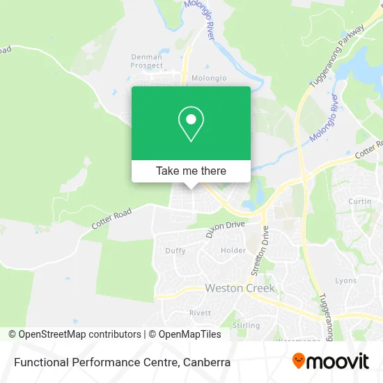 Mapa Functional Performance Centre