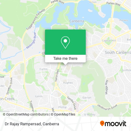 Dr Rajay Rampersad map