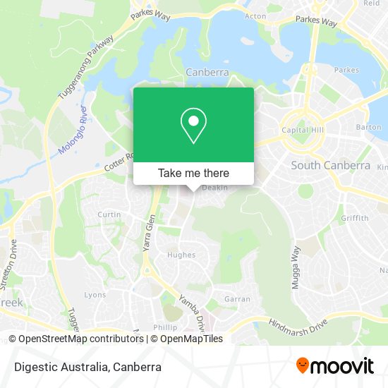 Digestic Australia map