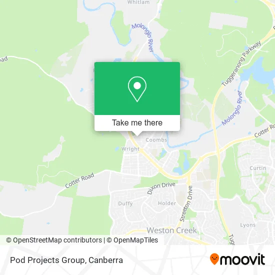 Pod Projects Group map