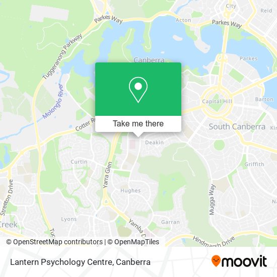 Lantern Psychology Centre map