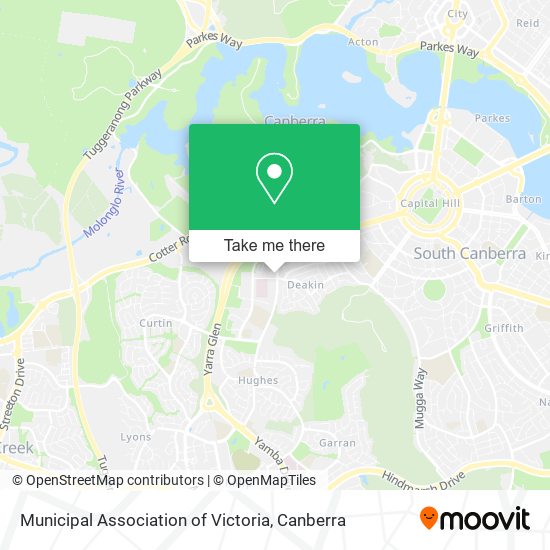 Municipal Association of Victoria map
