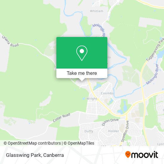 Glasswing Park map
