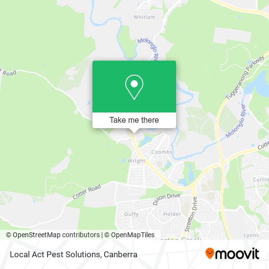 Local Act Pest Solutions map