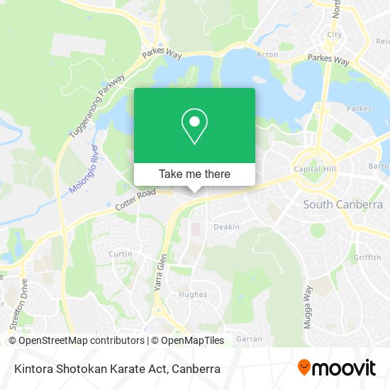 Kintora Shotokan Karate Act map