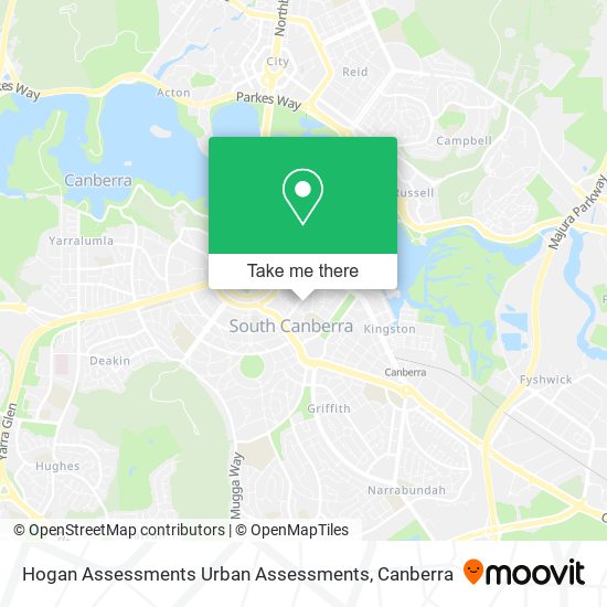 Hogan Assessments Urban Assessments map