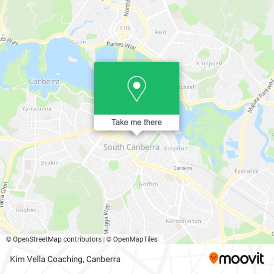 Kim Vella Coaching map