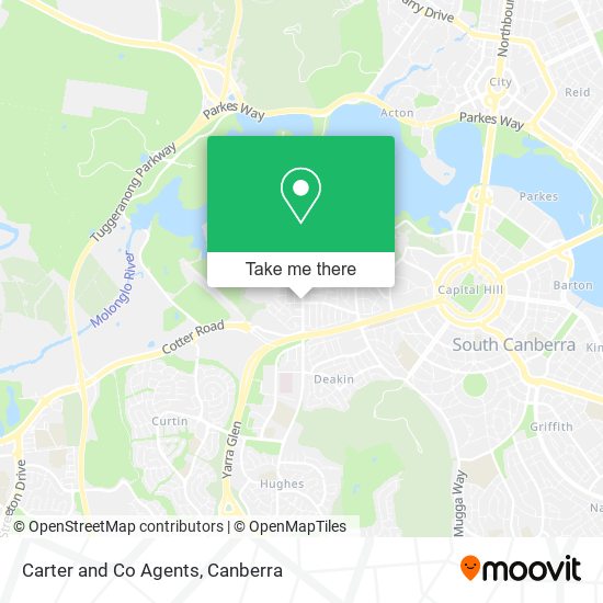 Carter and Co Agents map