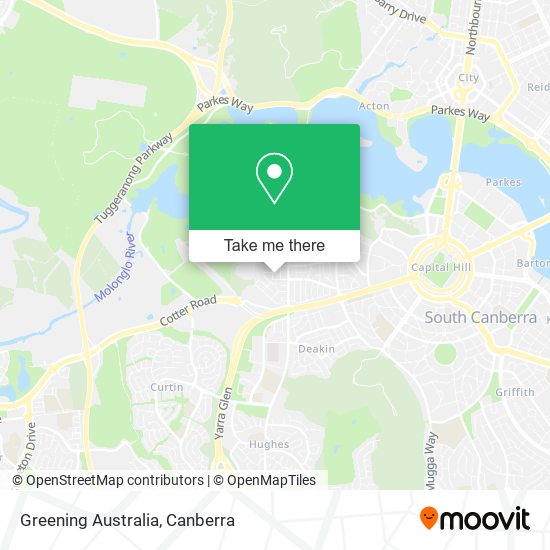 Greening Australia map