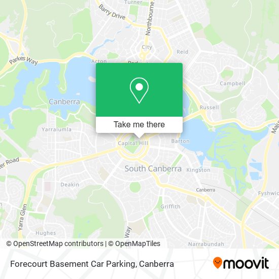 Forecourt Basement Car Parking map