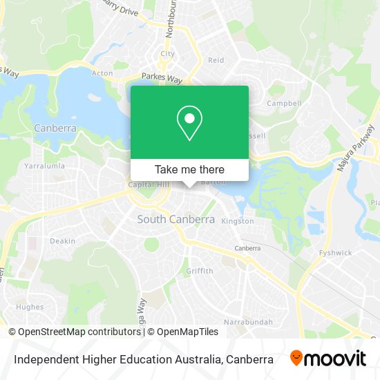 Independent Higher Education Australia map