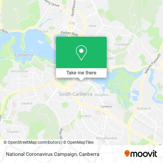 National Coronavirus Campaign map