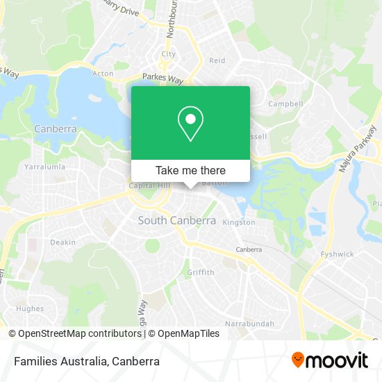 Families Australia map