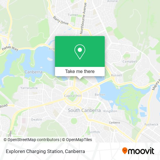 Exploren Charging Station map