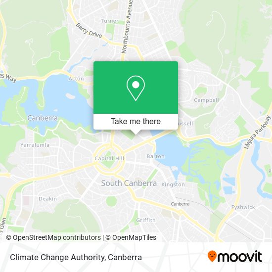 Climate Change Authority map