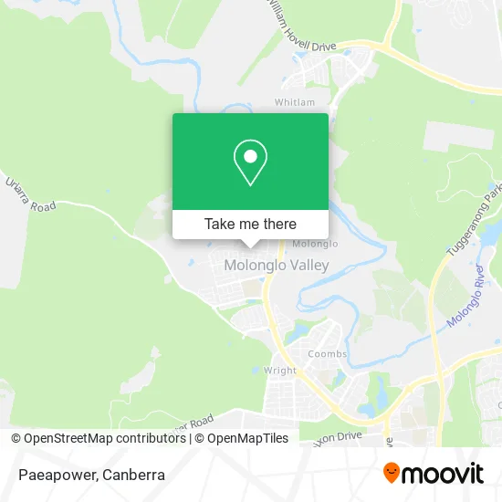 Paeapower map