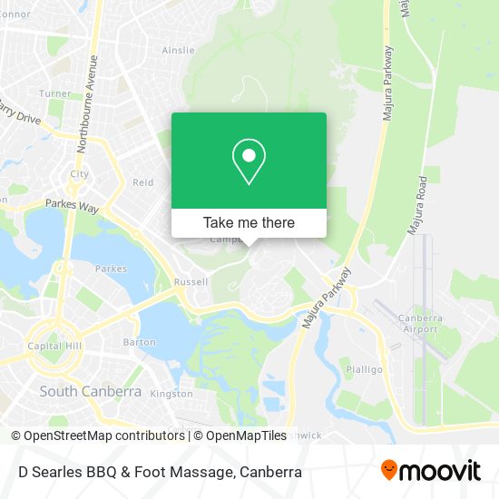 D Searles BBQ & Foot Massage map