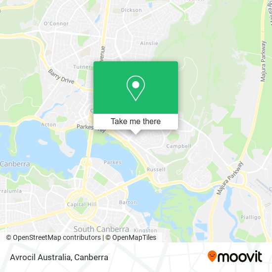 Avrocil Australia map