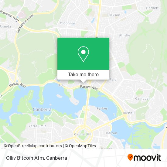 Olliv Bitcoin Atm map