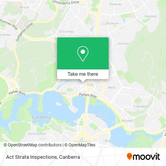 Act Strata Inspections map