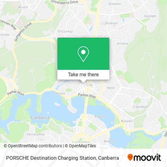 PORSCHE Destination Charging Station map