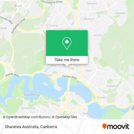 Sharetea Australia map