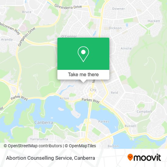 Abortion Counselling Service map