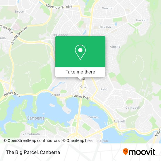 The Big Parcel map