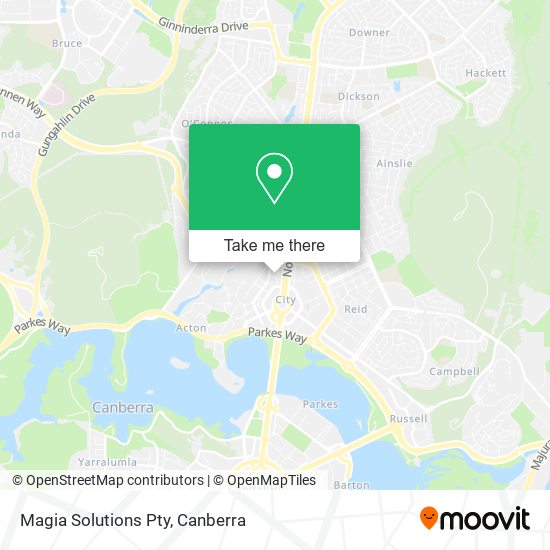 Magia Solutions Pty map