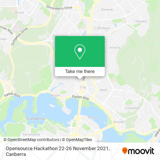 Opensource Hackathon 22-26 November 2021 map