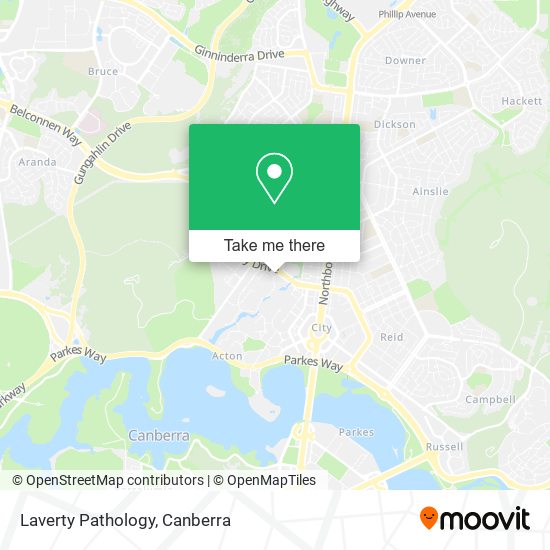 Laverty Pathology map