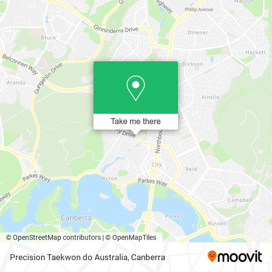 Precision Taekwon do Australia map