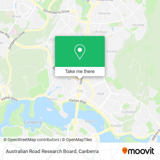 Mapa Australian Road Research Board