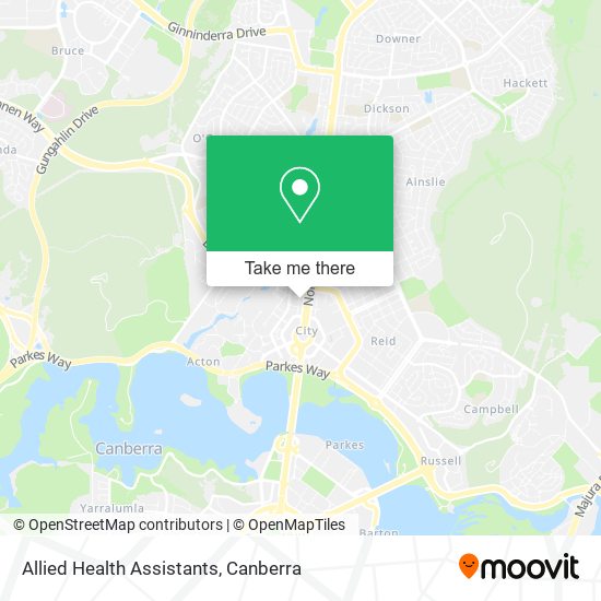 Allied Health Assistants map