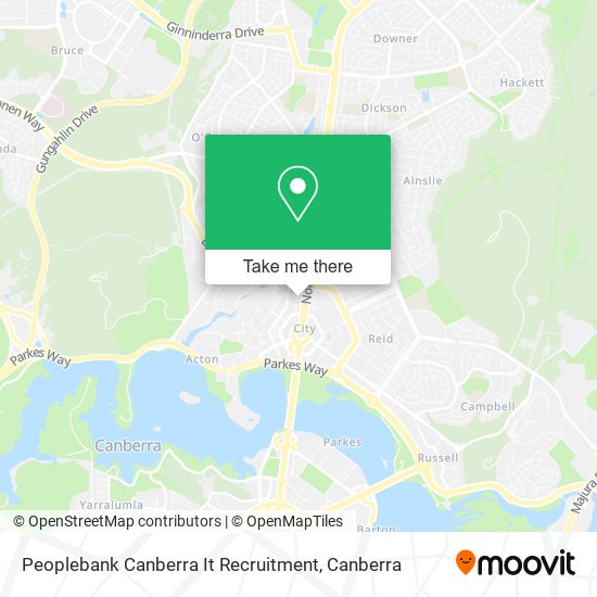 Mapa Peoplebank Canberra It Recruitment